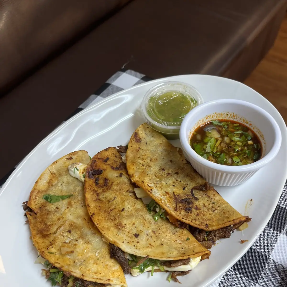 Quesabirria Tacos on Flour or Corn Tortilla
