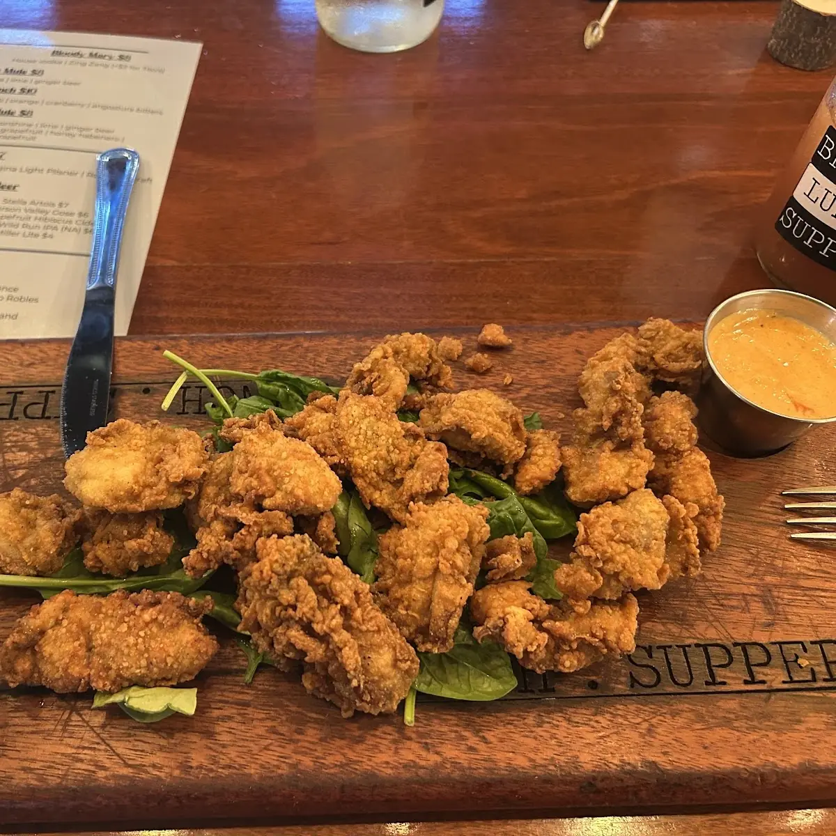Cast Iron Local Fried Oysters