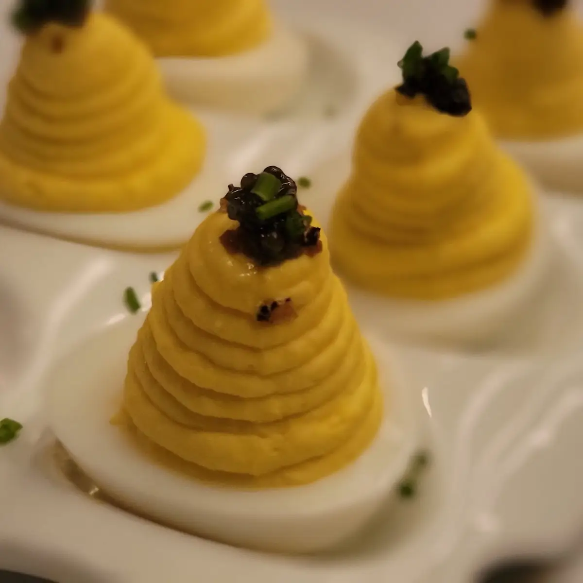 Truffled Deviled Eggs