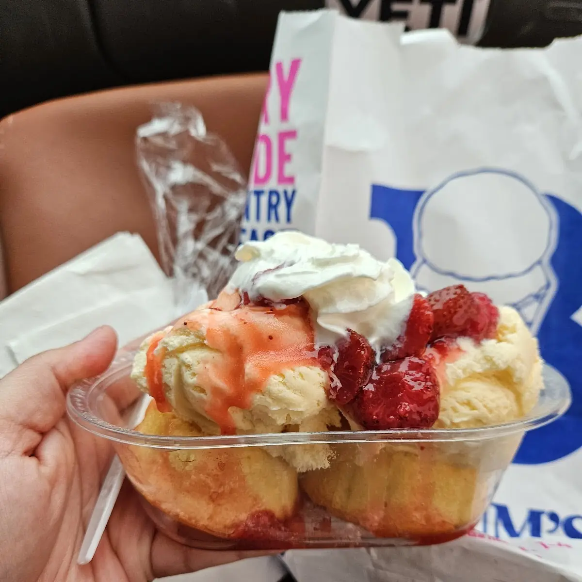 Strawberry Shortcake Sundae