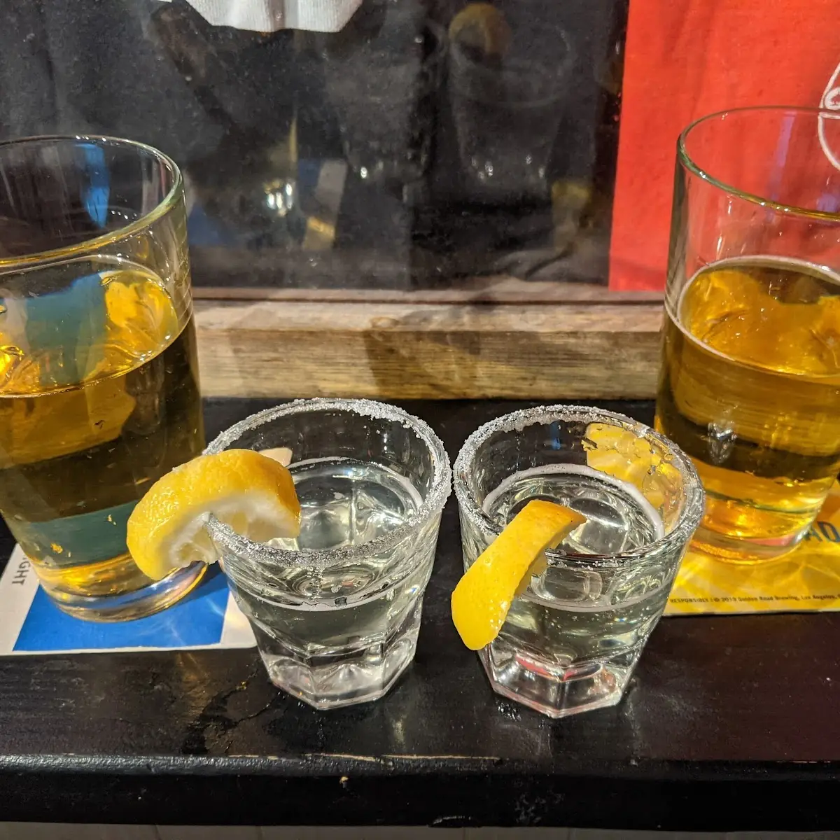 Lemon Drop Shots and Bud Light