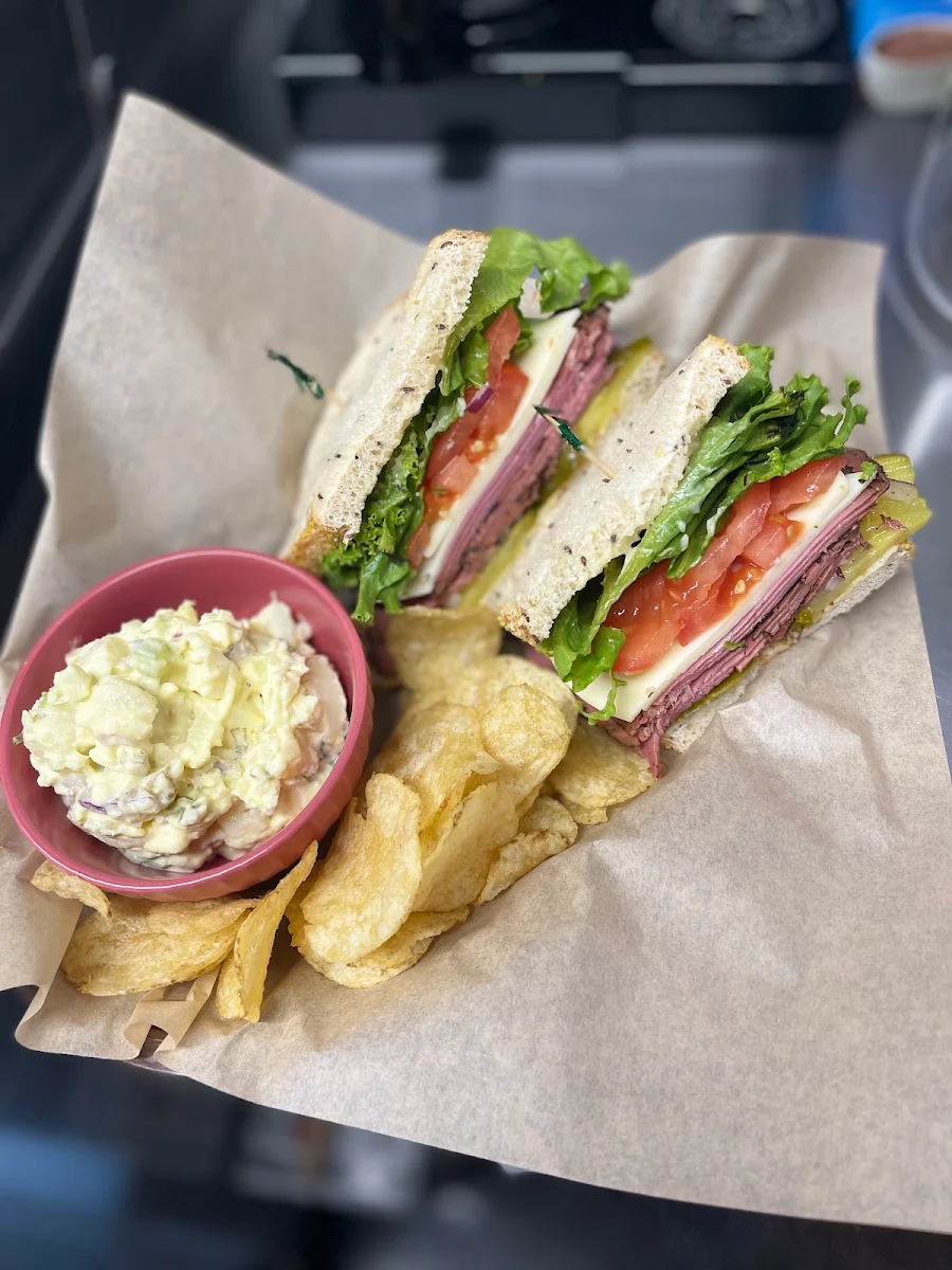 Half Chicken Salad or Turkey Sandwich