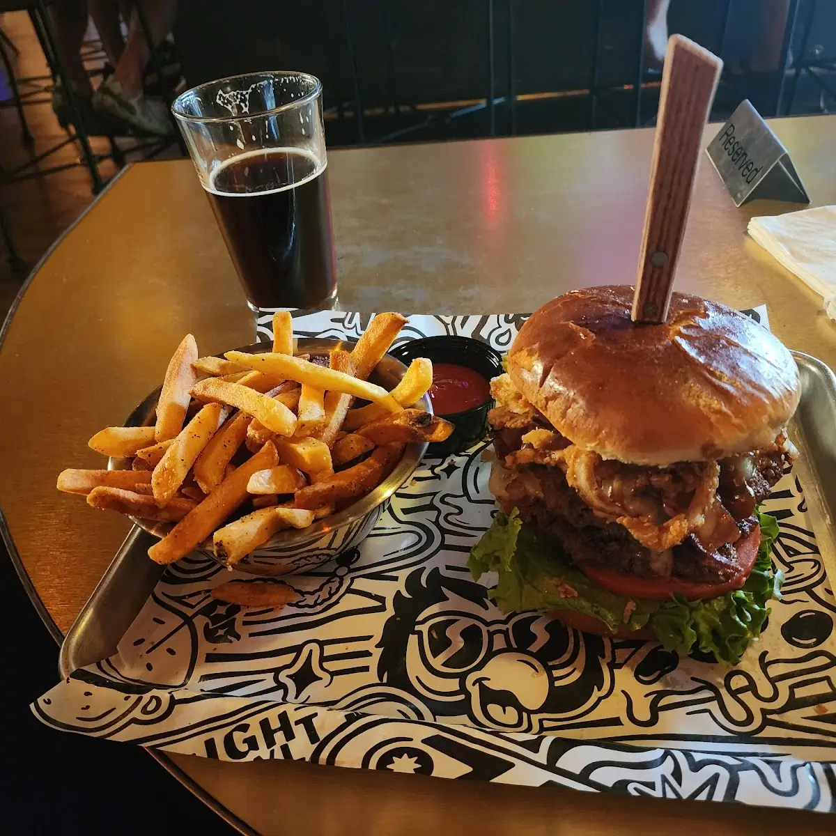 Barn Owl Burger w Pepper Jack