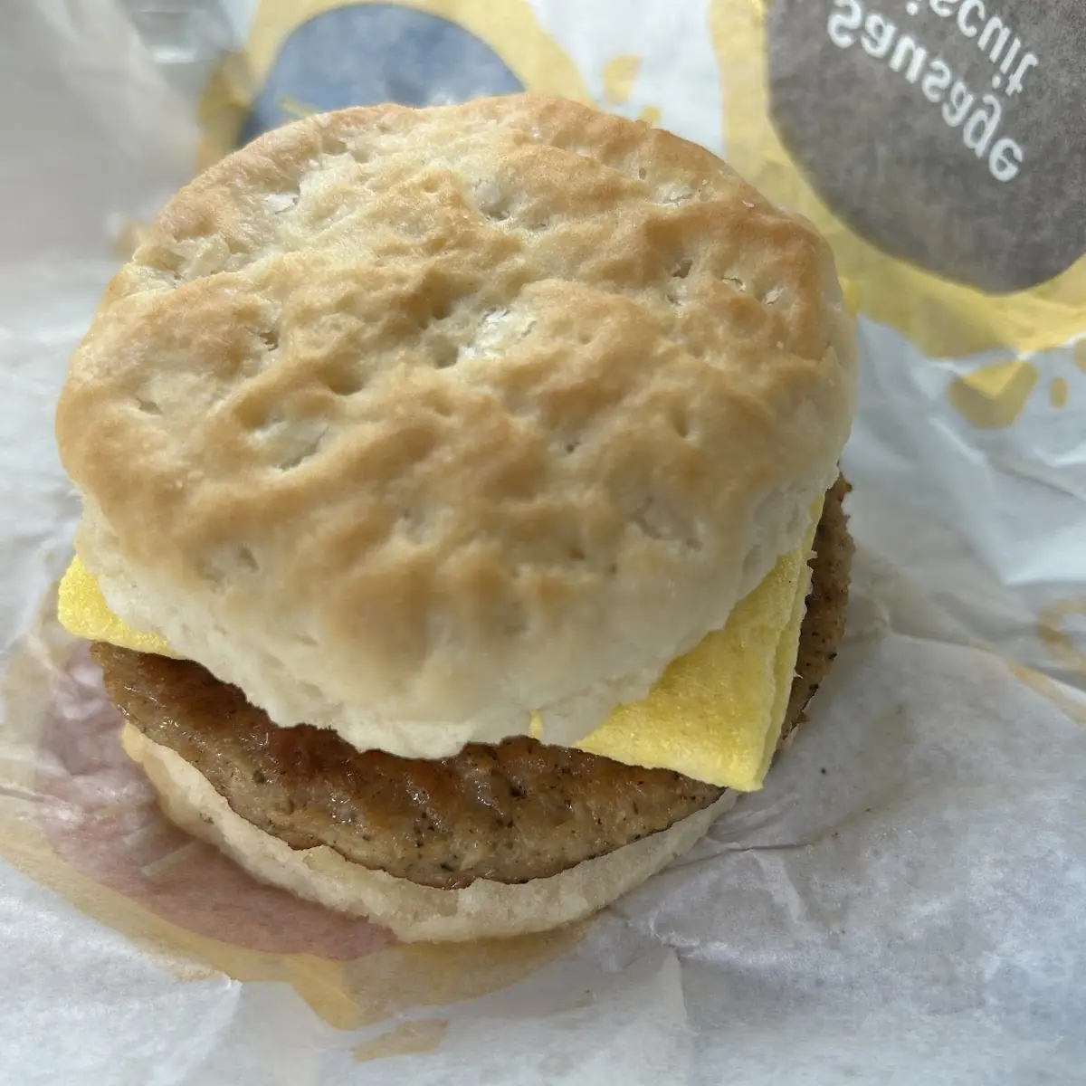 Sausage Egg Biscuit