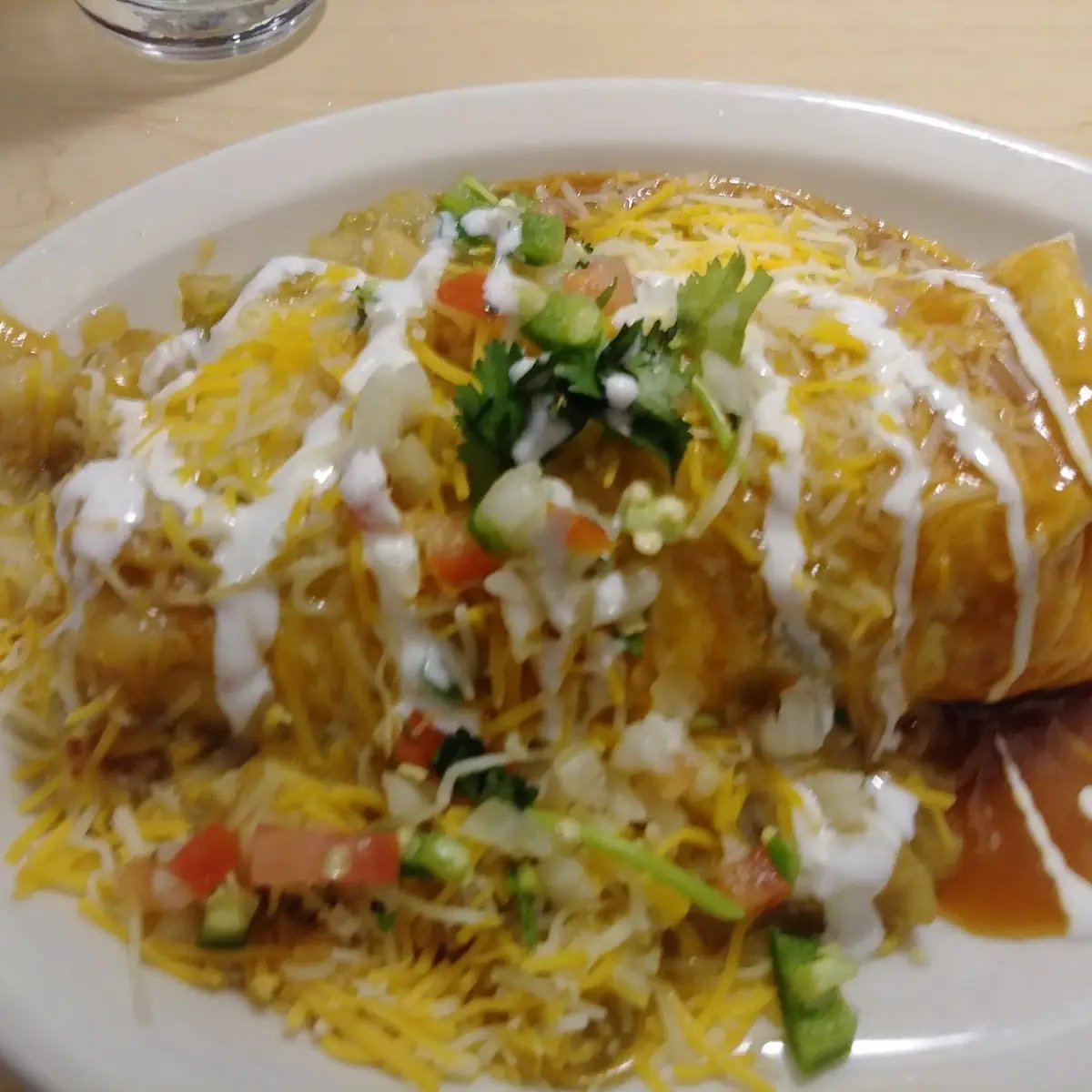 Smothered Breakfast Burrito