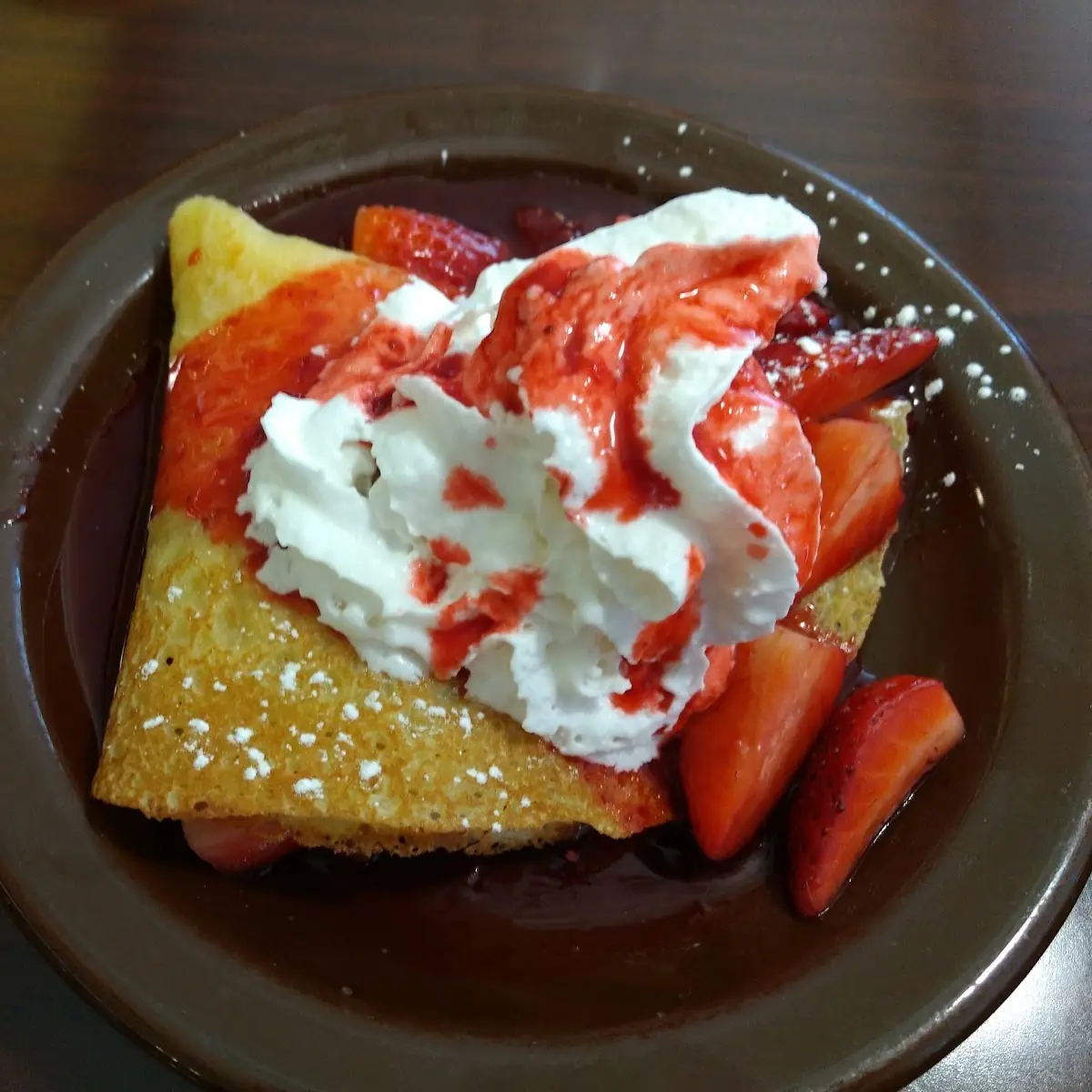 Strawberry Cheesecake Crêpe