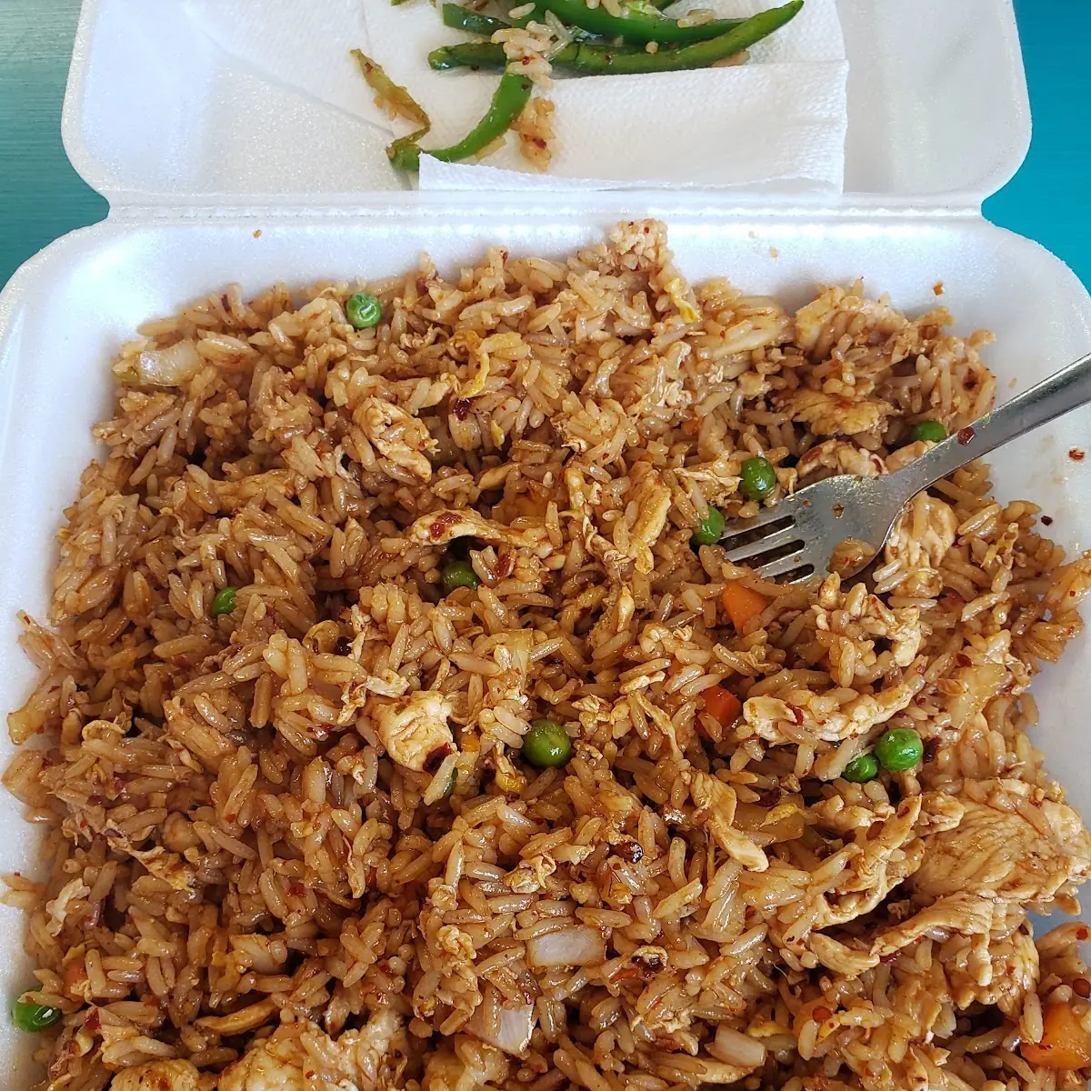 Spicy Chicken Fried Rice