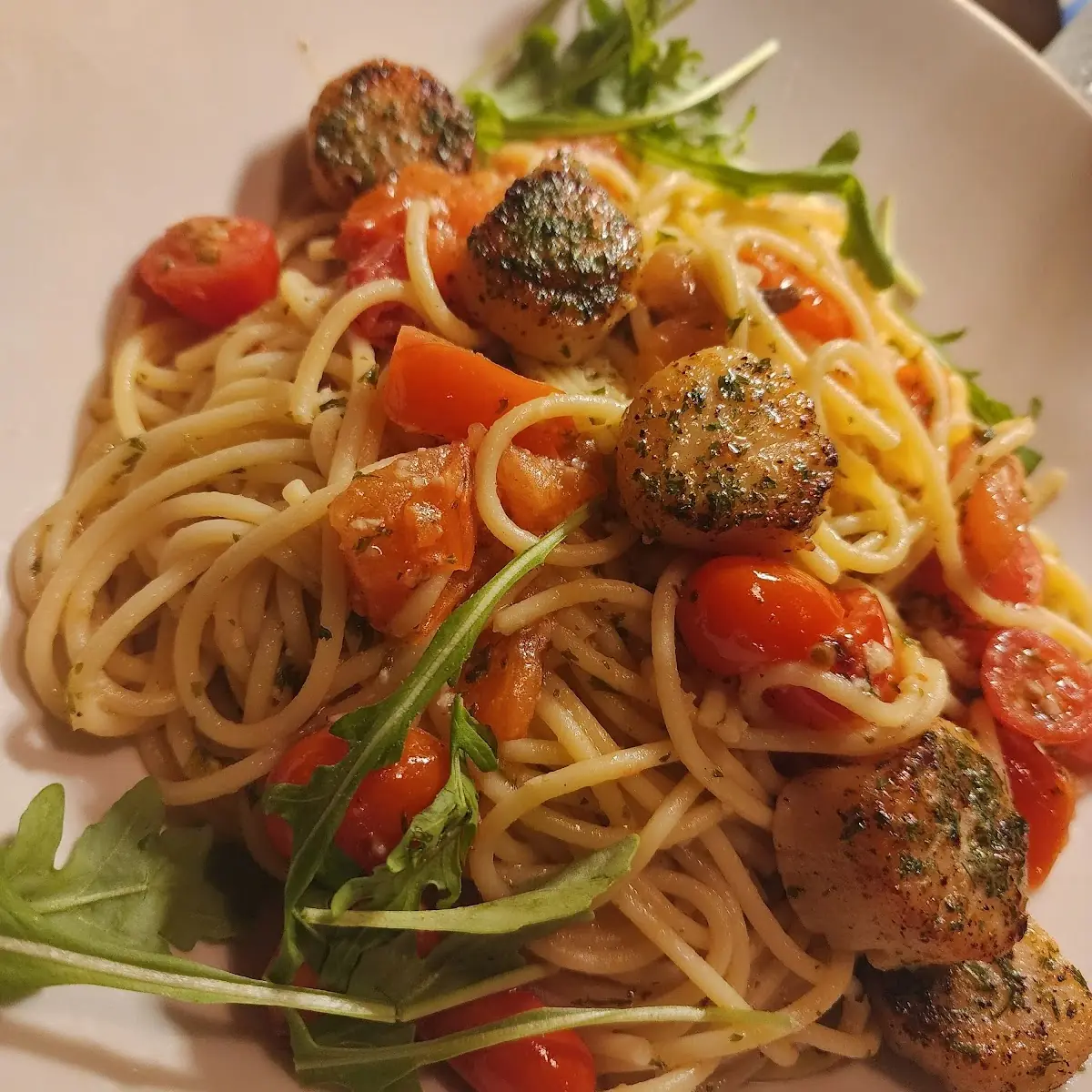 Scallops with Garlic Sauce