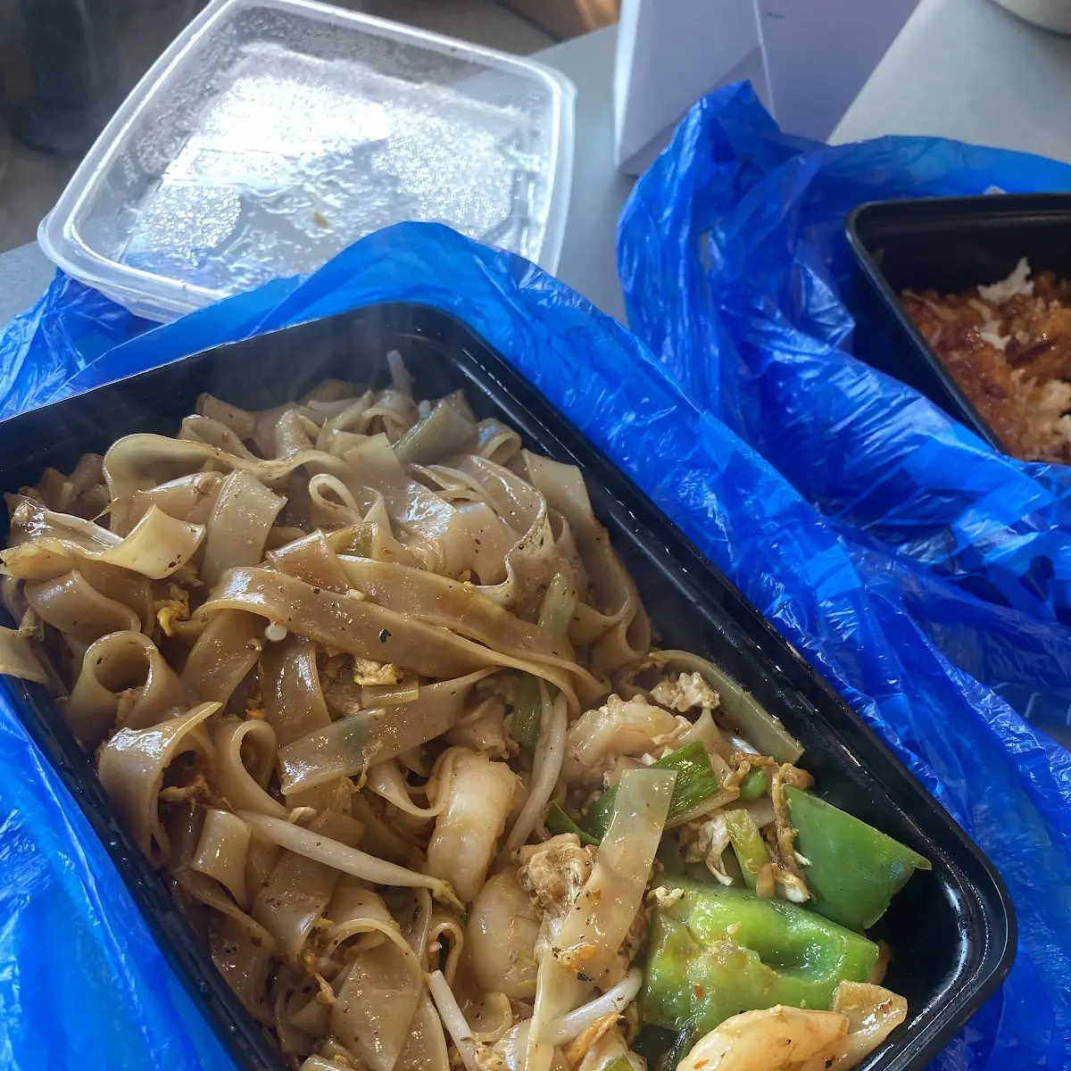 Drunken Noodles with Shrimp