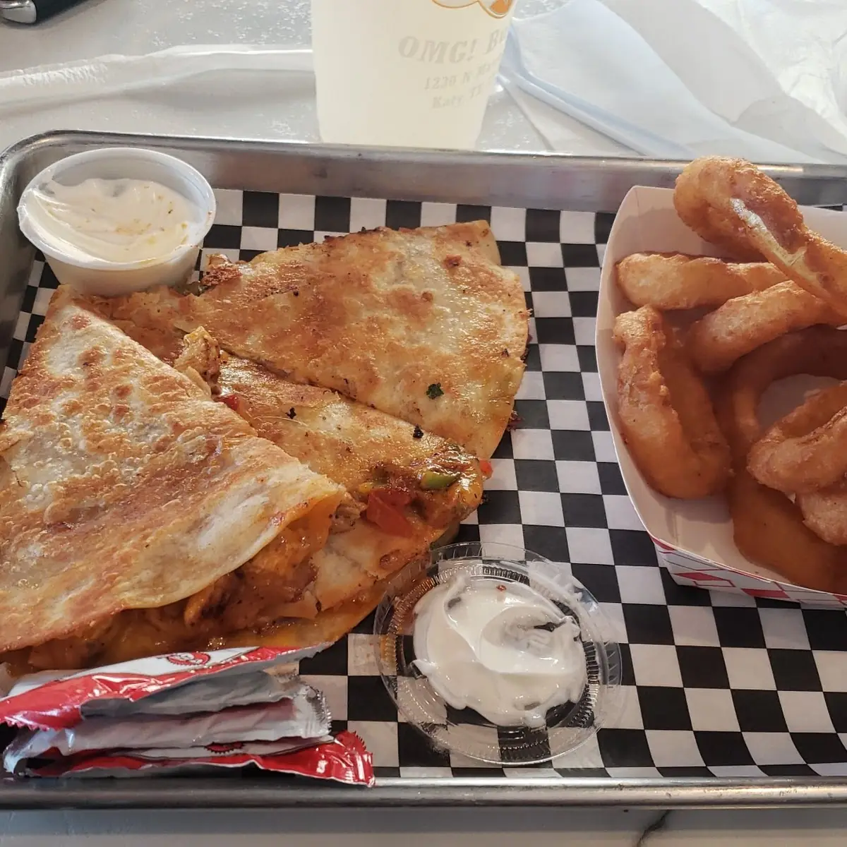 Chicken Tikka Quesadilla