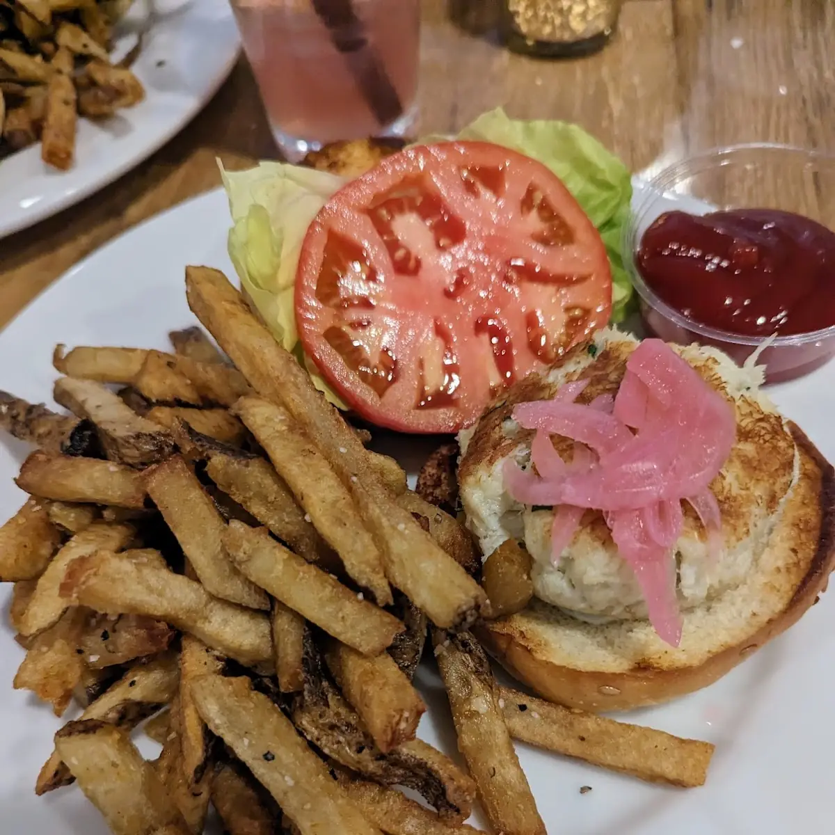 Pan Seared Crab Cake Sandwich