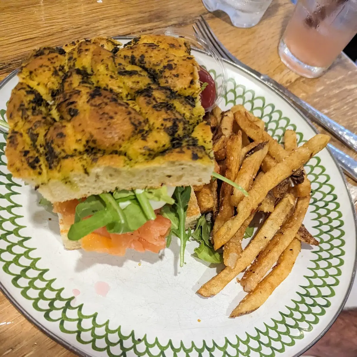 Smoked Salmon Sandwich