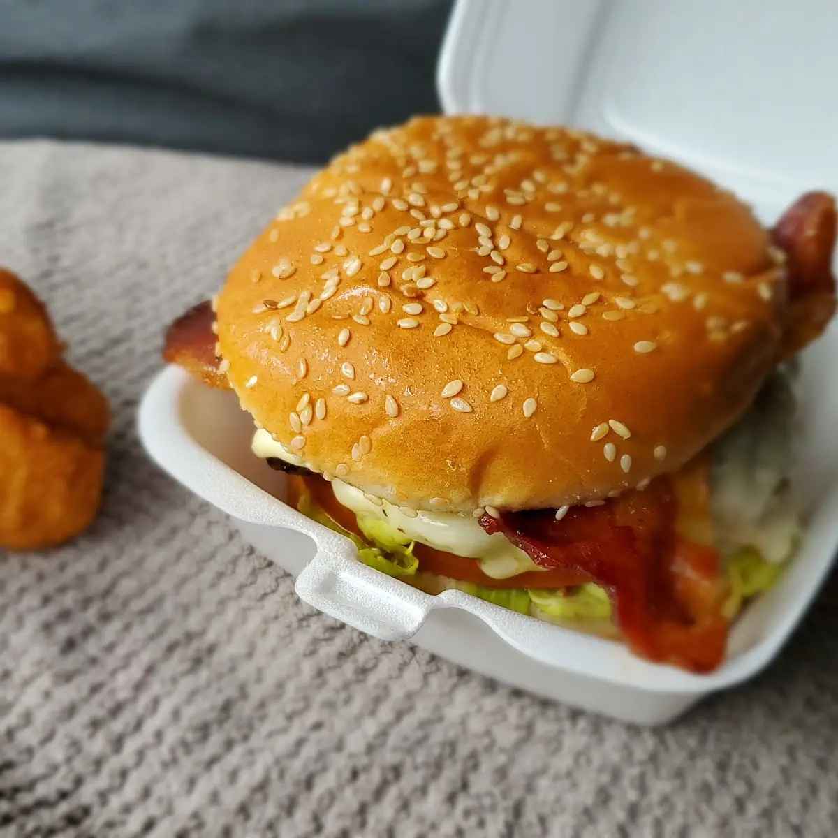 Alby Burger with Cheese Curds