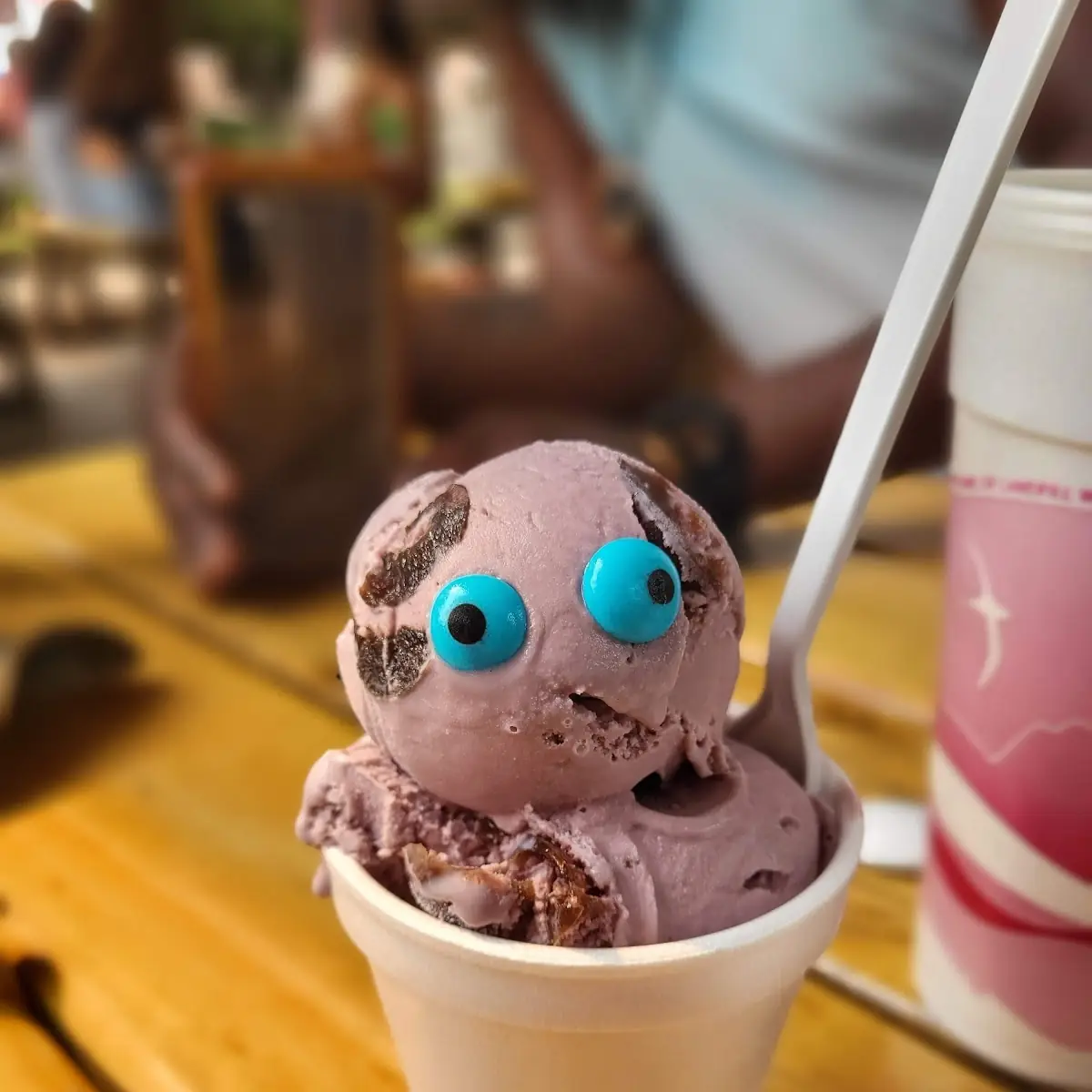 Black Cherry Ice Cream Cone
