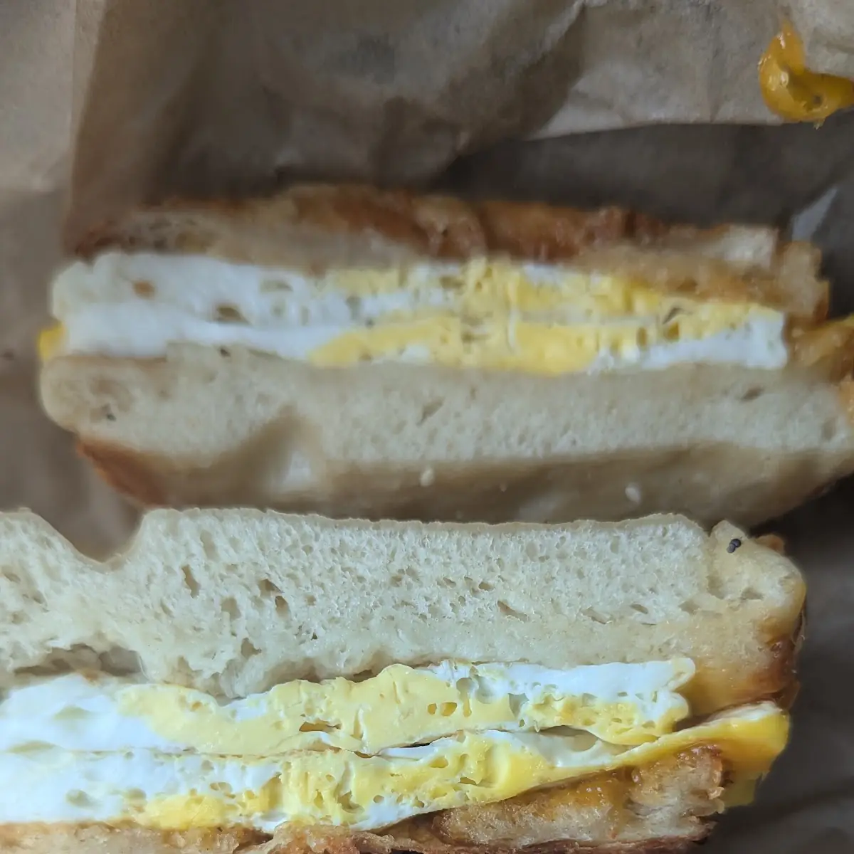 Egg and Cheese Bagel