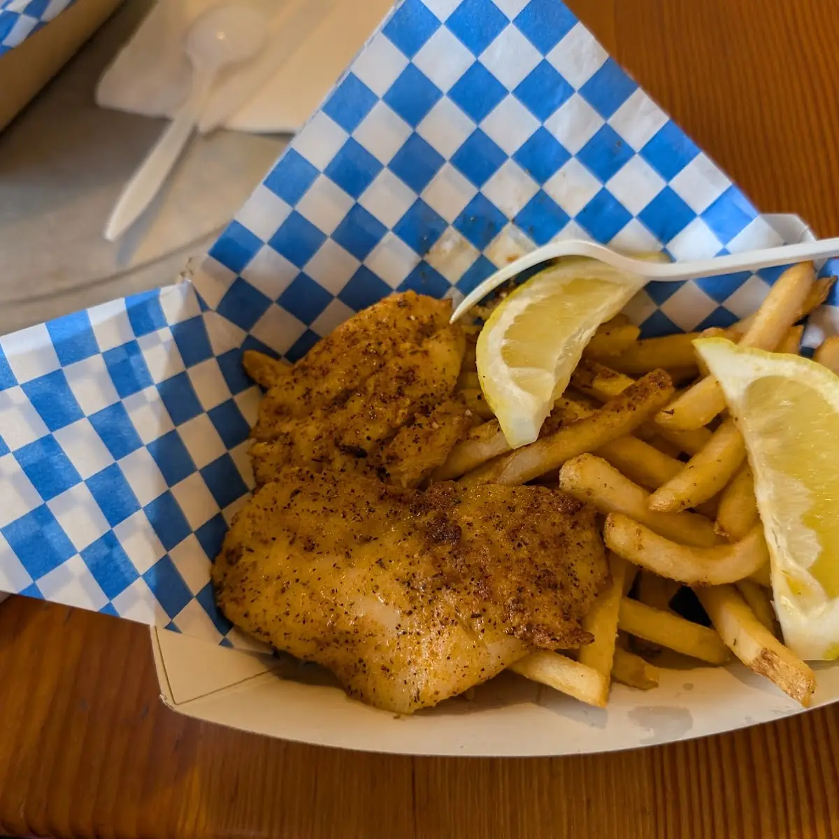 Clams & Chips and Fried Fish