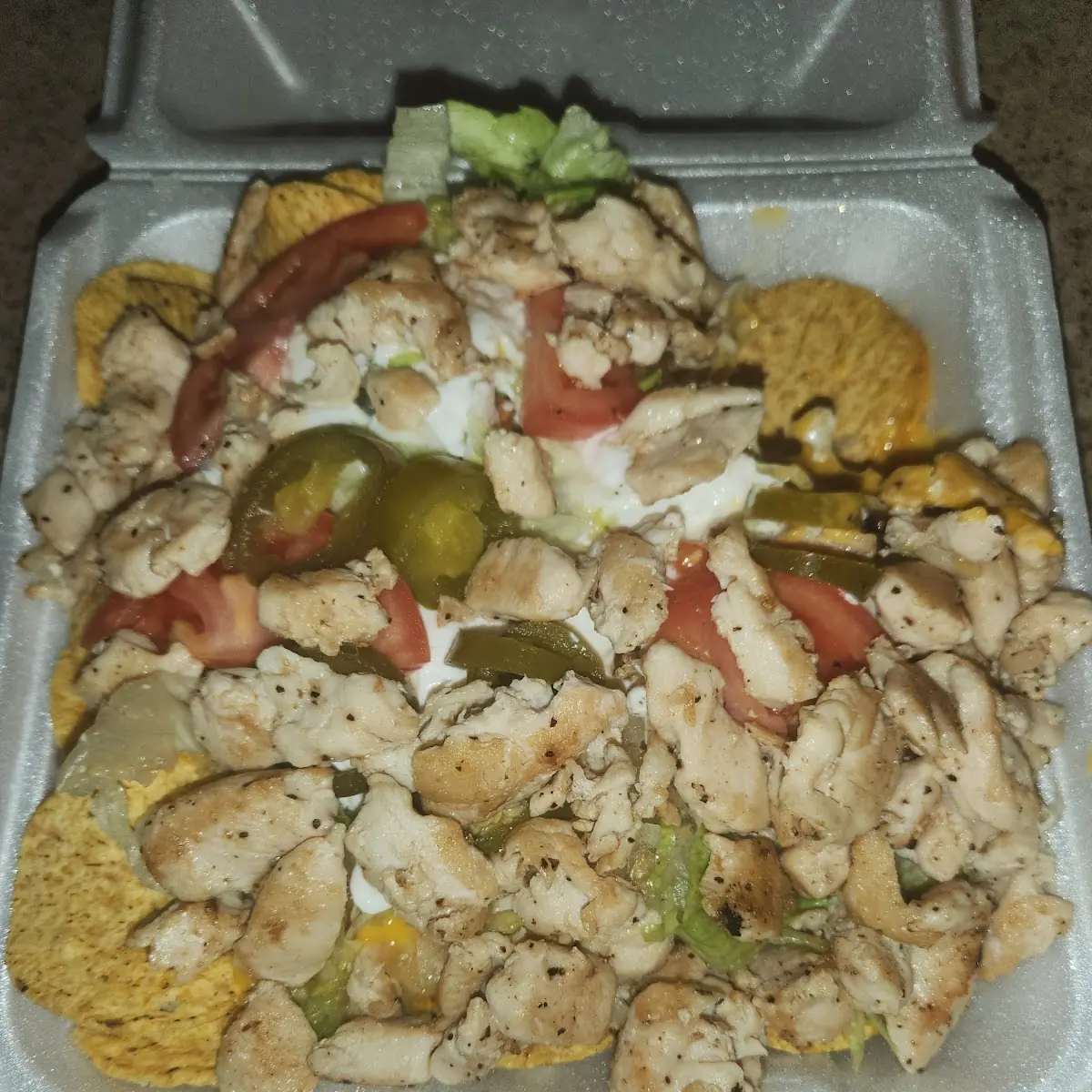 Supreme Chicken Nachos