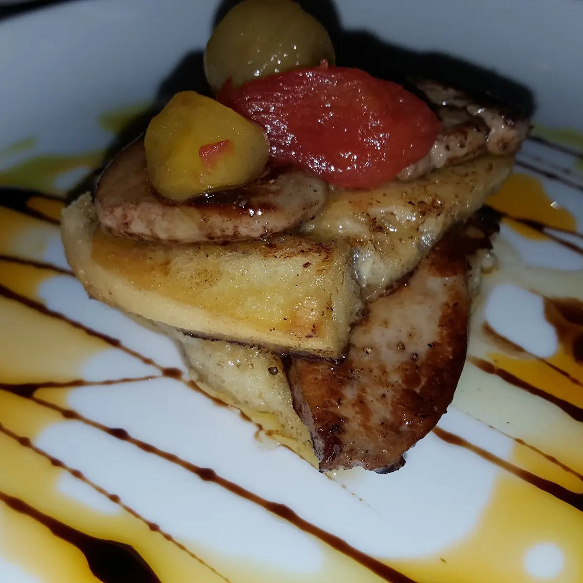 Seared Foie Gras with Pain Perdu
