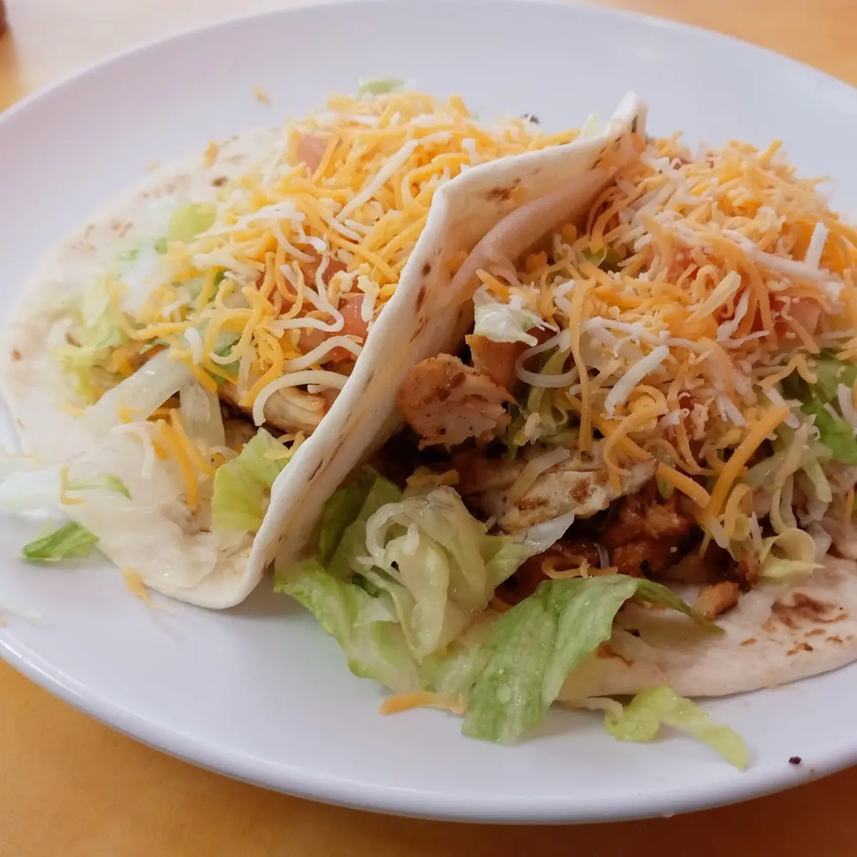 Chicken Soft Tacos