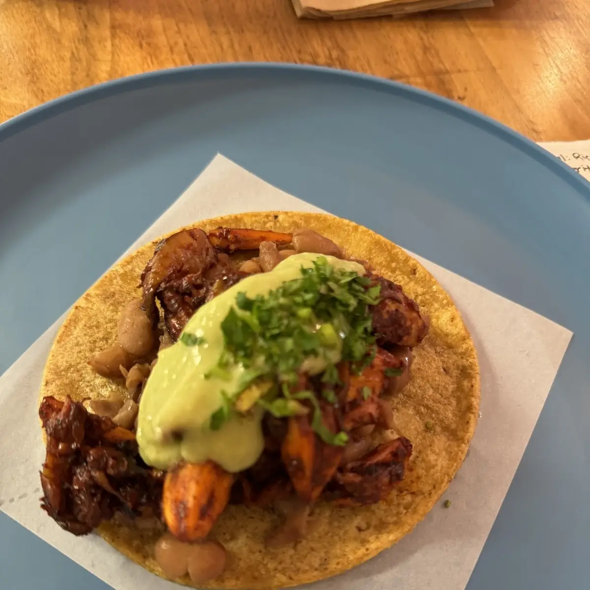 Hongo En Adobo Taco