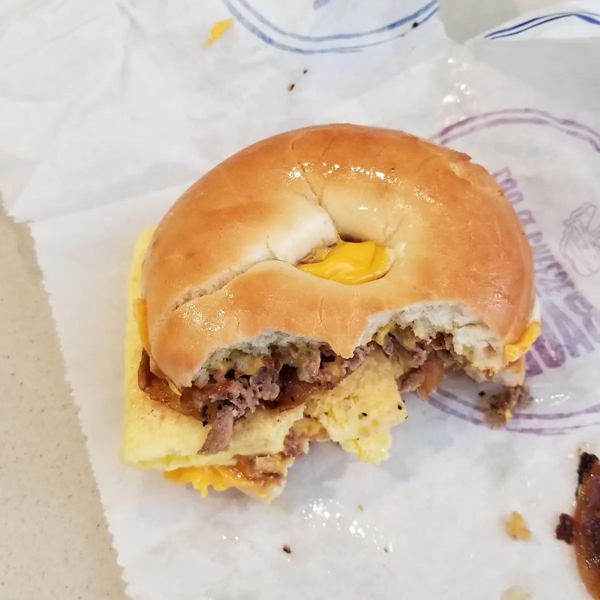 Steak Egg and Cheese