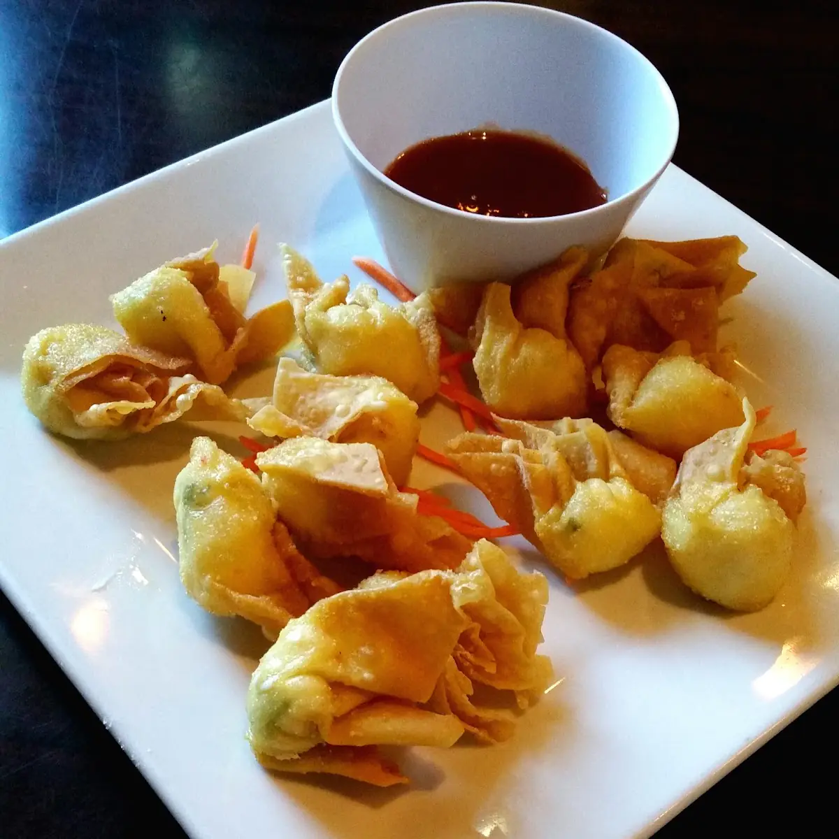 Fried Dumplings with Chicken and Shrimp