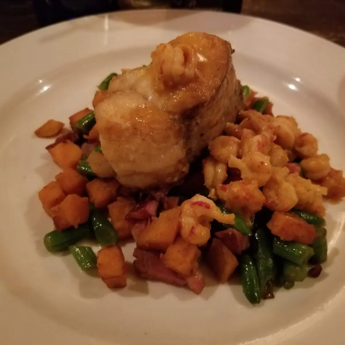 Pan Seared Monk Fish