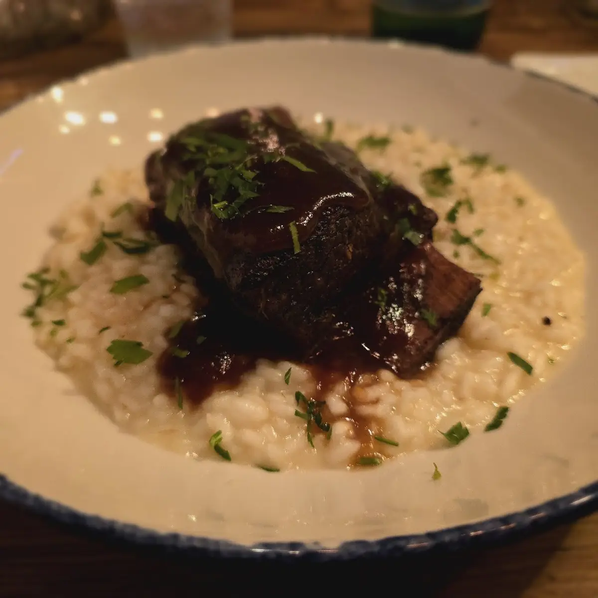Short Ribs with Risotto