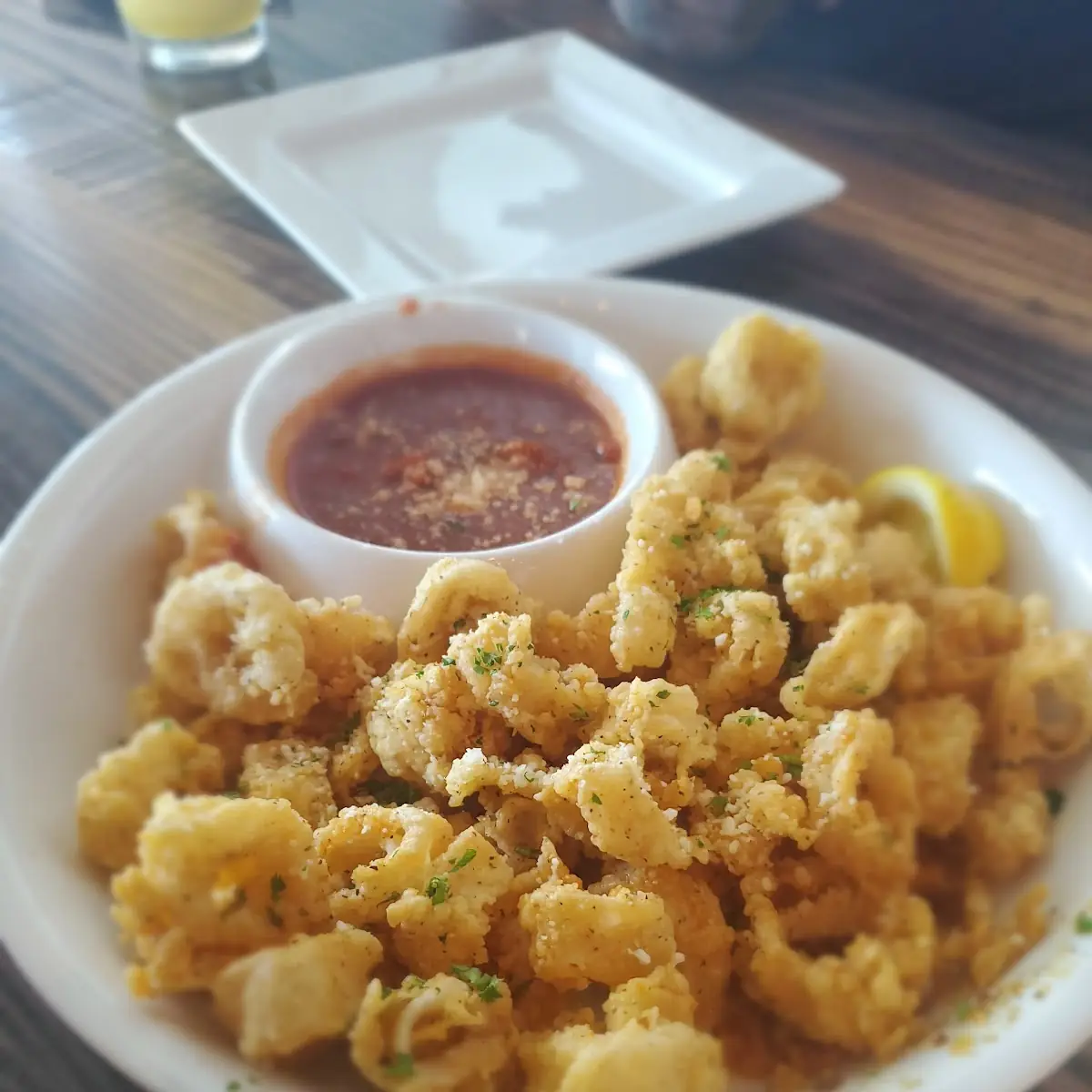 Calamari with Marinara Sauce