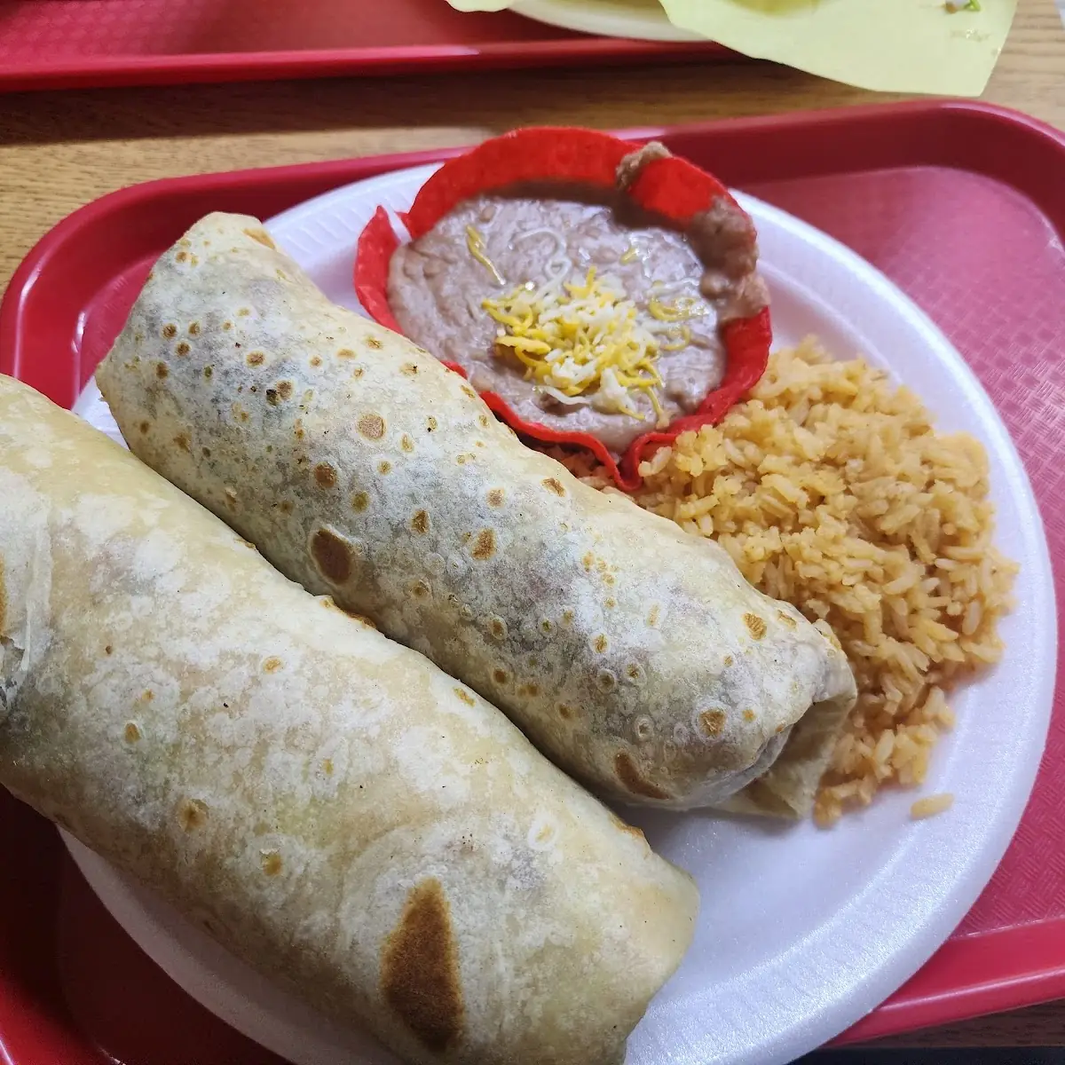 7 Two Chicken Burritos Combo