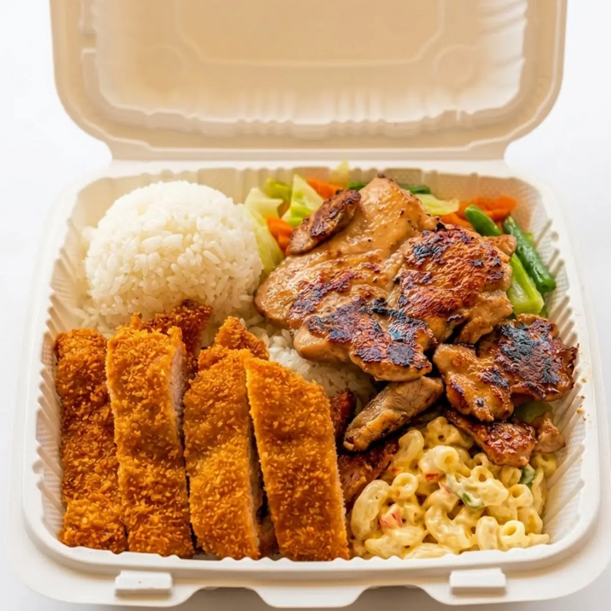 Hawaiian BBQ Chicken Plates
