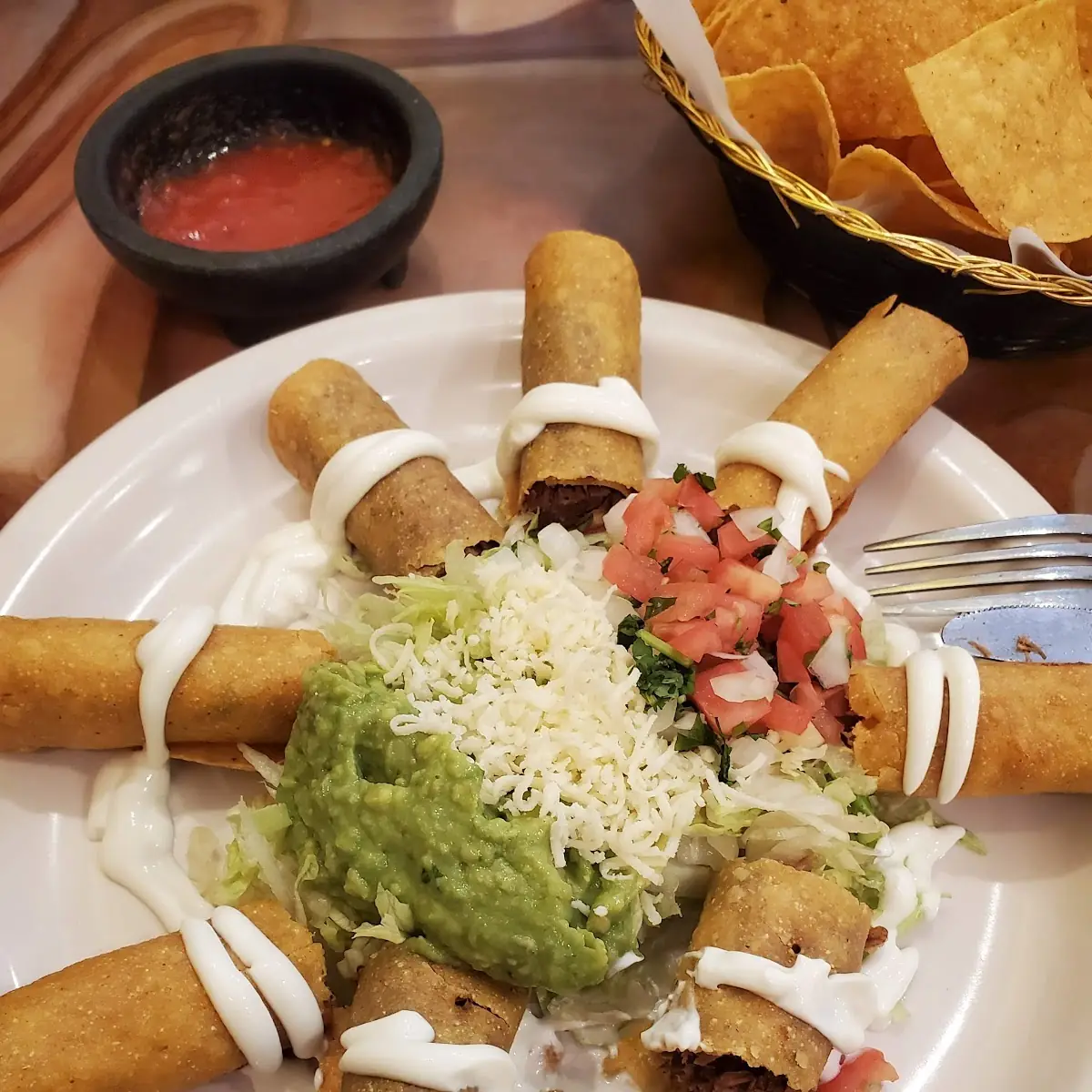 Beef and Chicken Taquitos