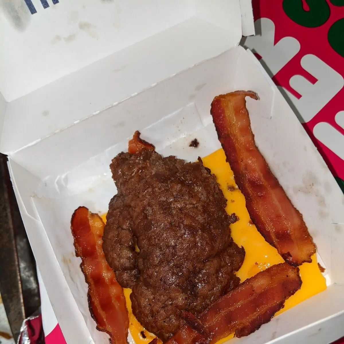 Bacon Cheeseburger Without Bun