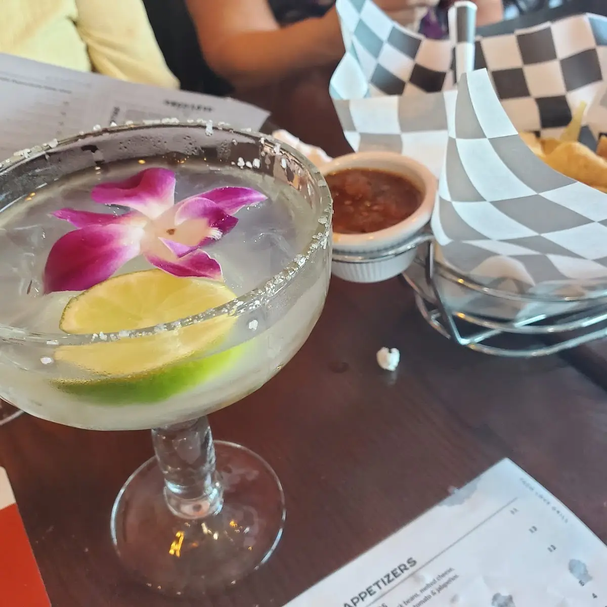 Margaritas and Chips Salsa