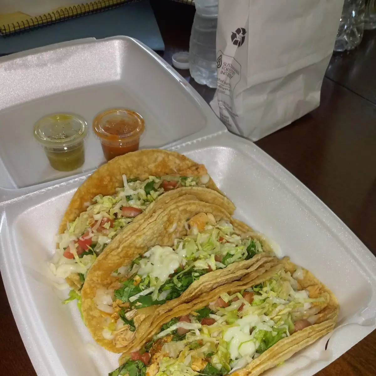 Shredded Chicken Taco
