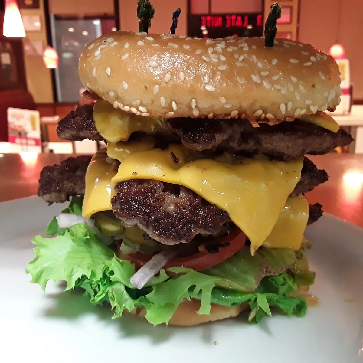 Triple Cheeseburger