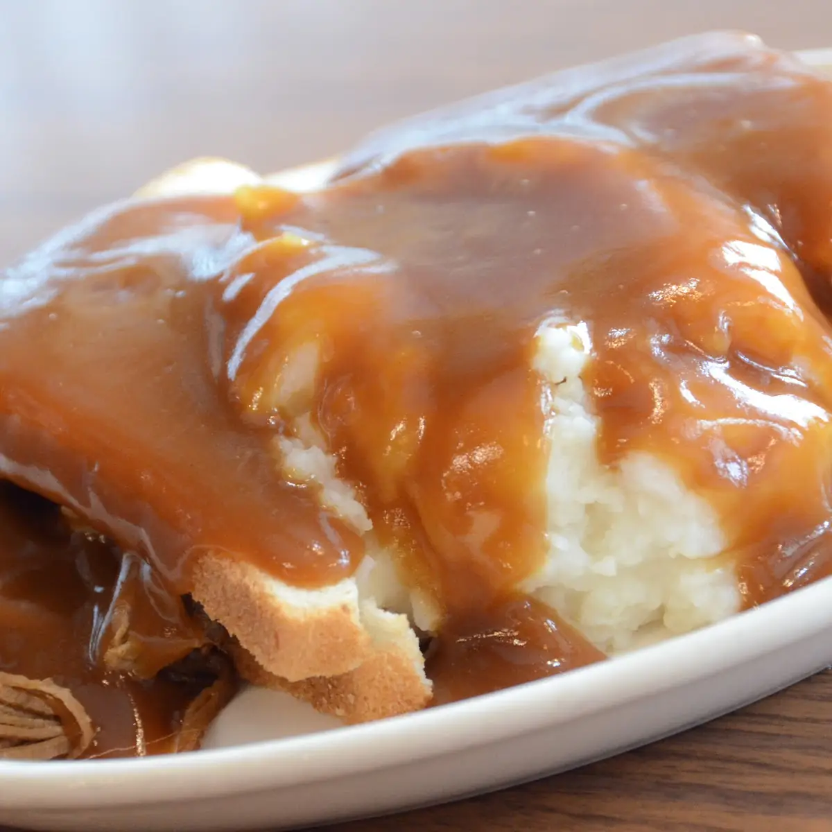 Mashed Potatoes with Gravy