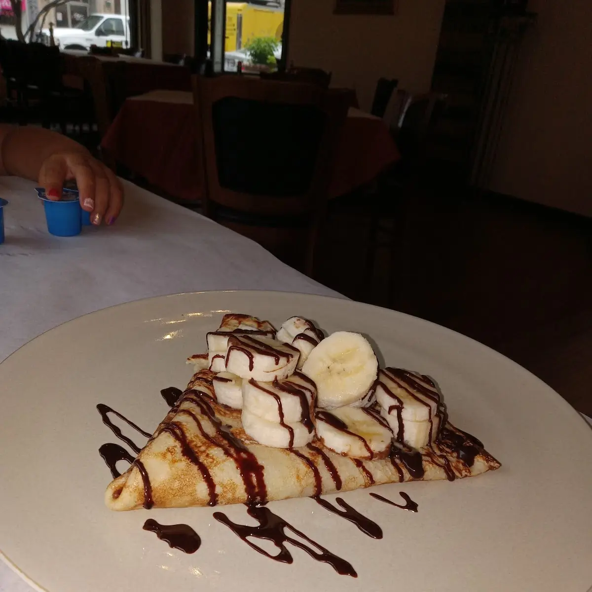 Nutella and Banana Crepe