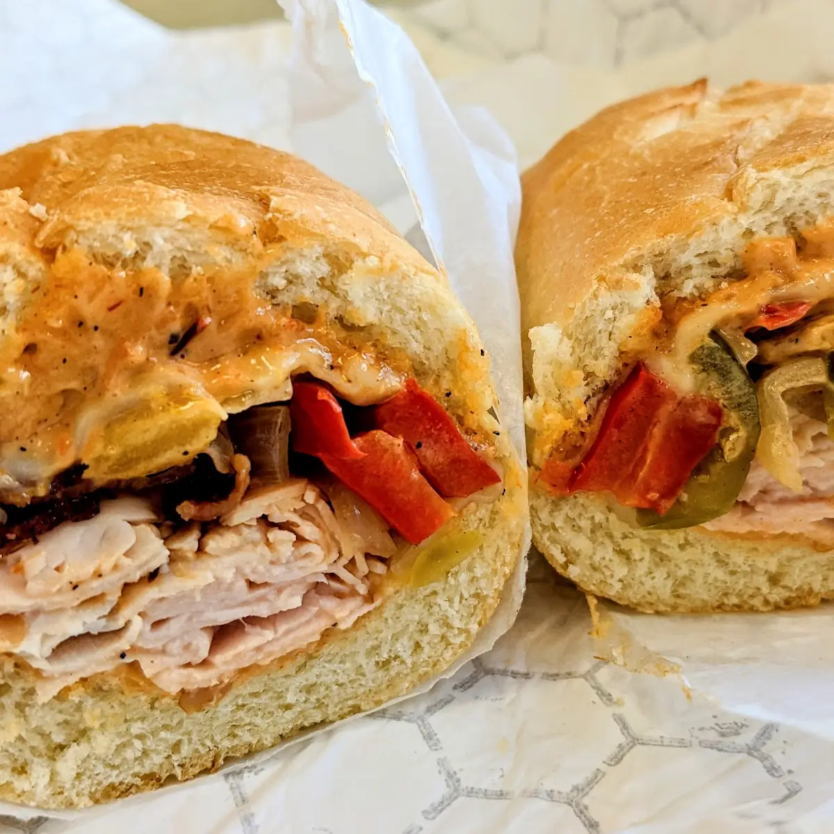 Spicy Smoked Turkey Melt