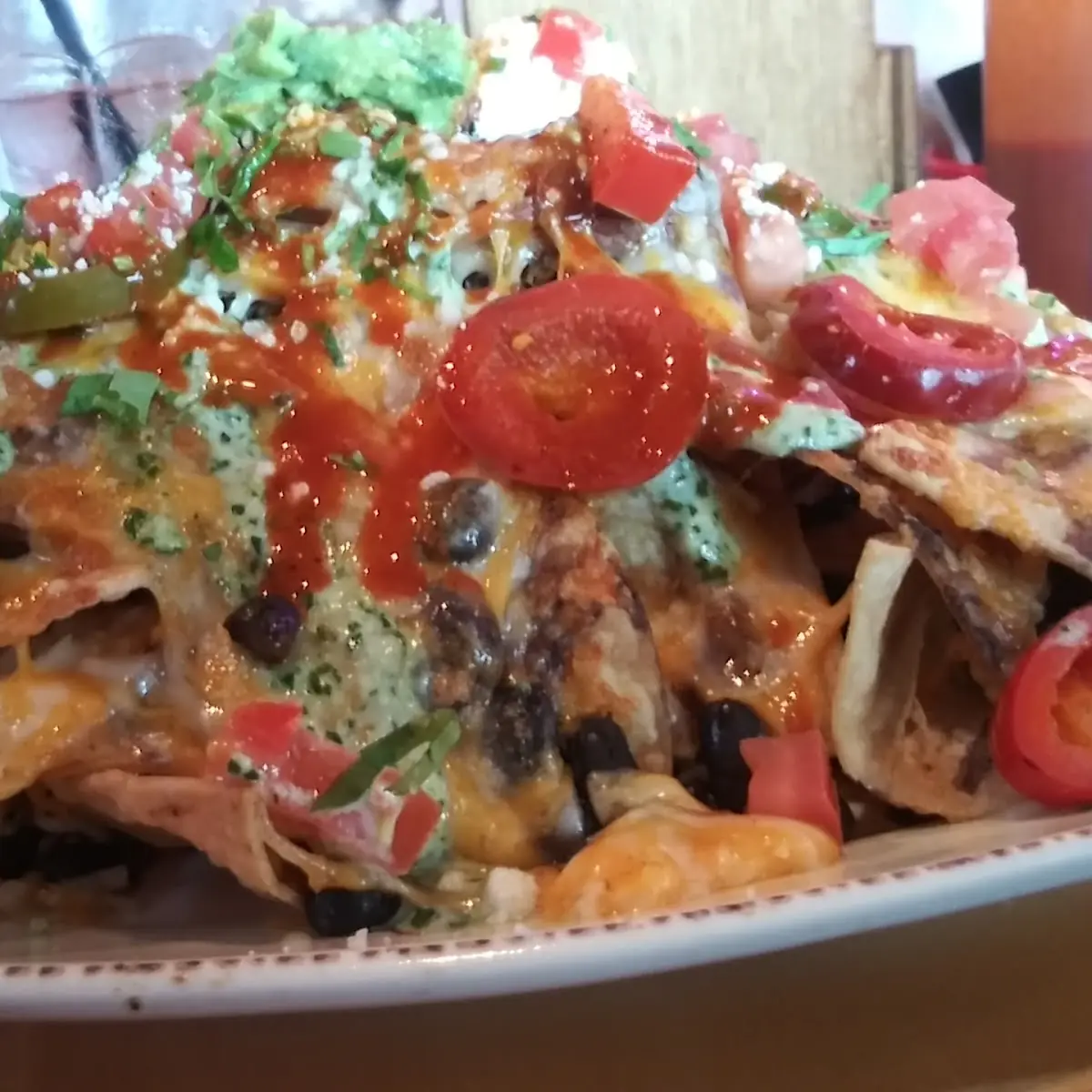 Nachos with Carnitas Plate