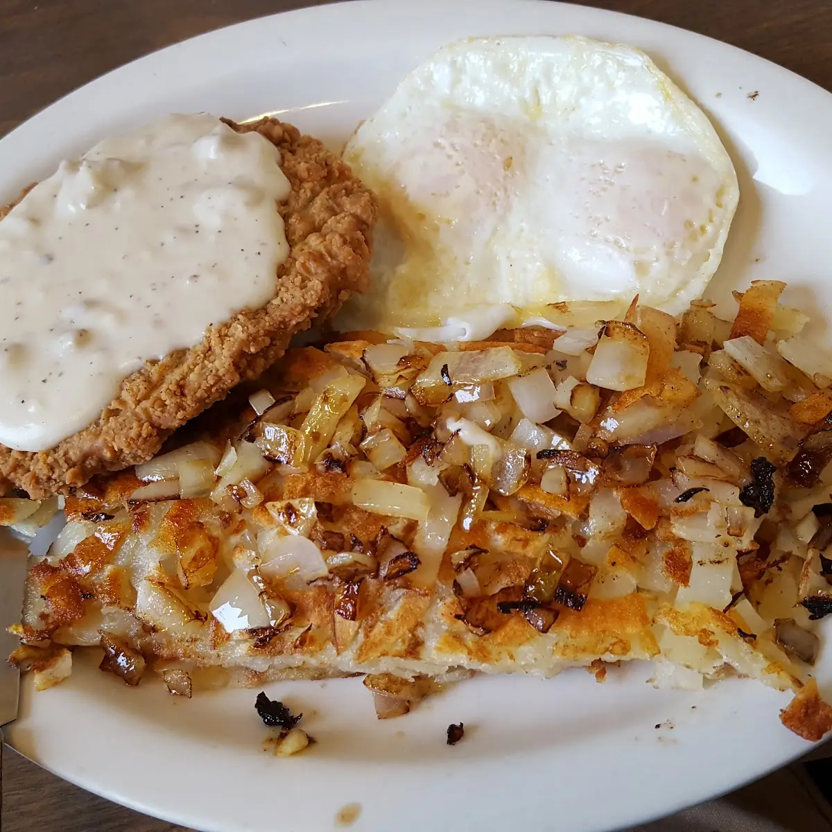Chicken Fried Steak & Eggs