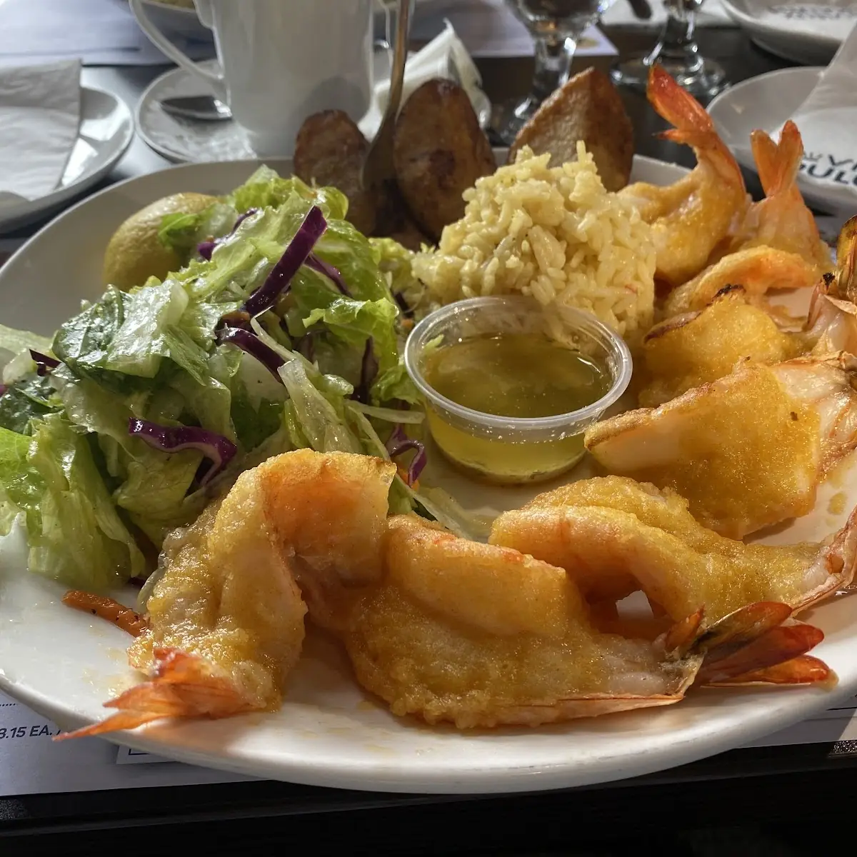 Butterfly Shrimp Plate