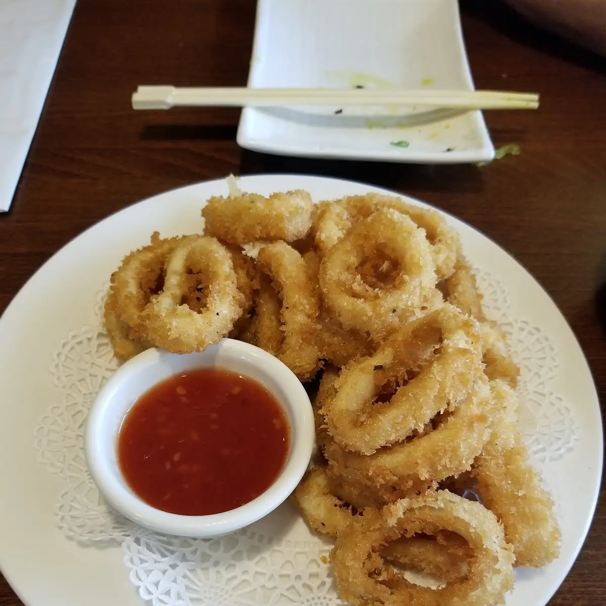 Fried Calamari with Sweet Chili Sauce