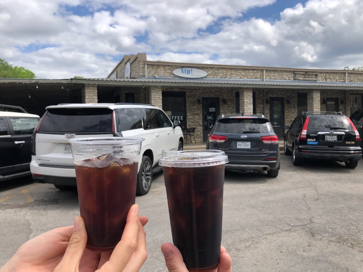 Cold Brew Coffee and Peach Tea