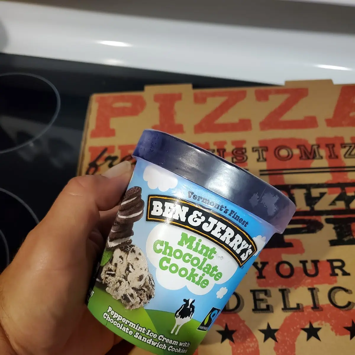 Mint Chocolate Cookie Ice Cream