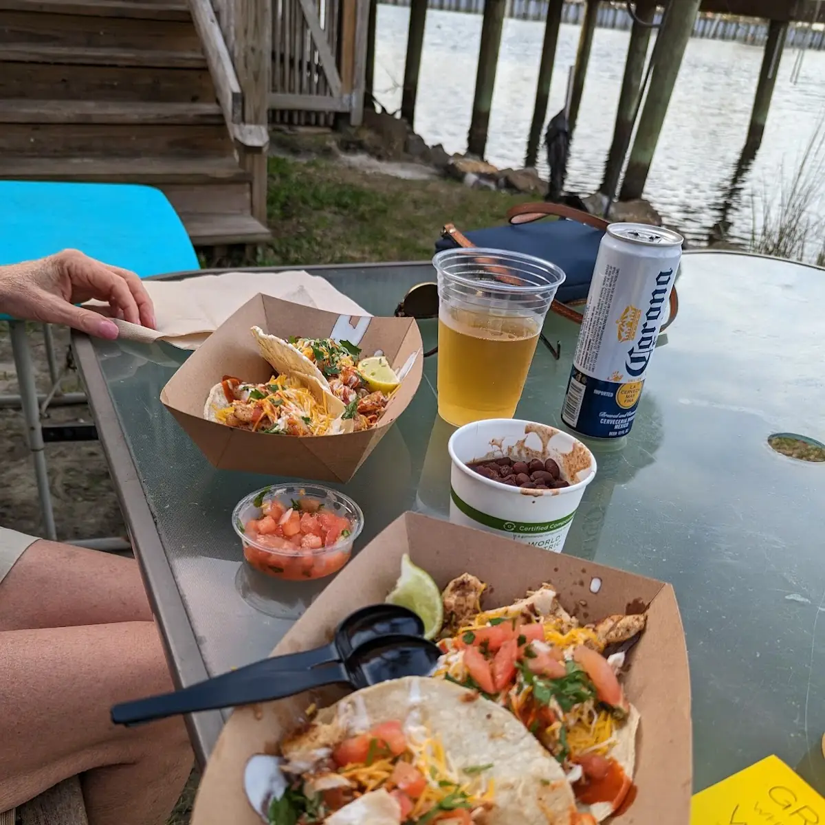 Fish Tacos and Shrimp Tacos
