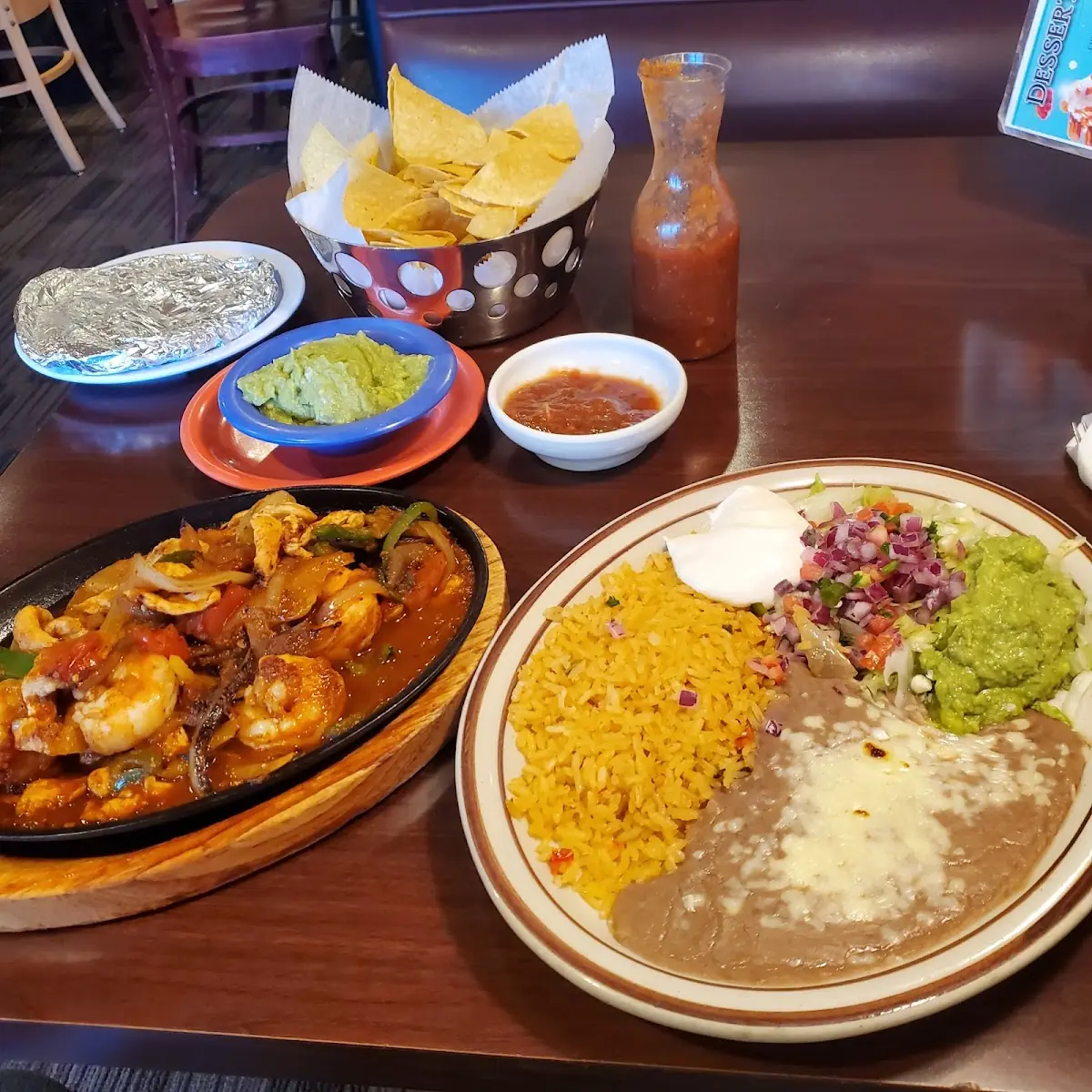 Chicken and Shrimp Fajitas