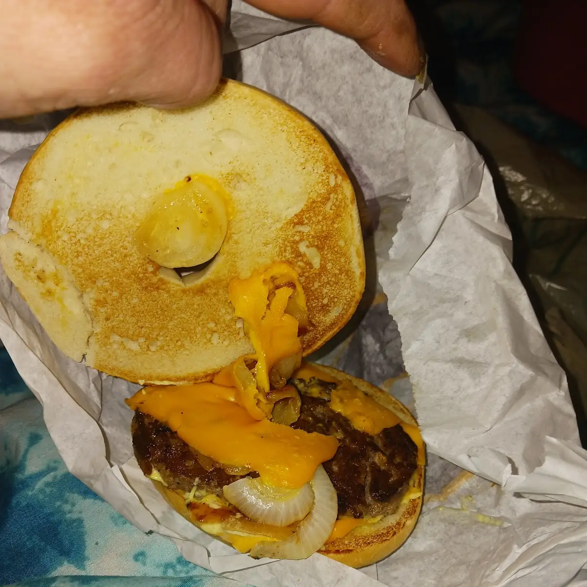 Supposed to Be Steak Egg Cheese Bagel