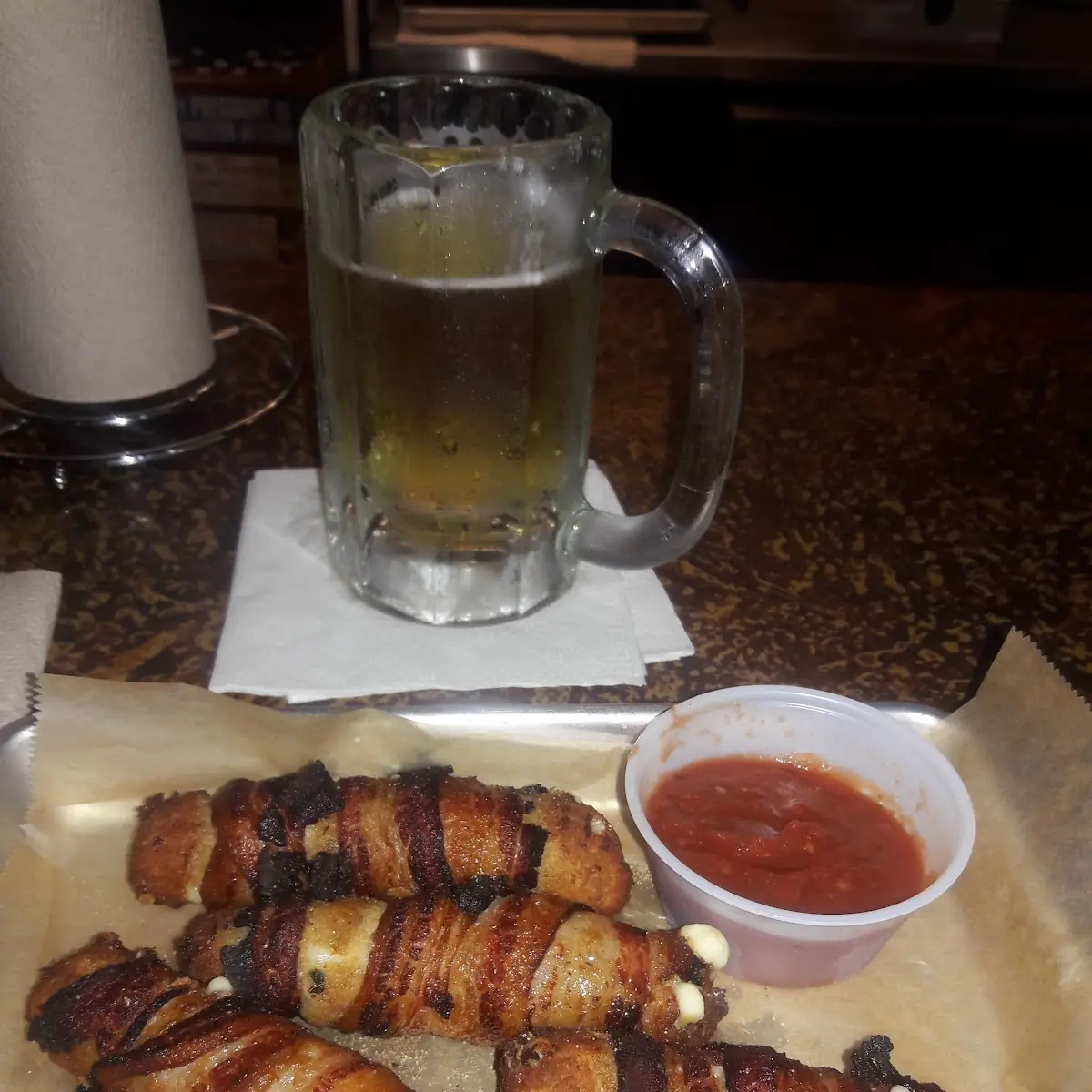 Bacon Wrapped Cheese Sticks
