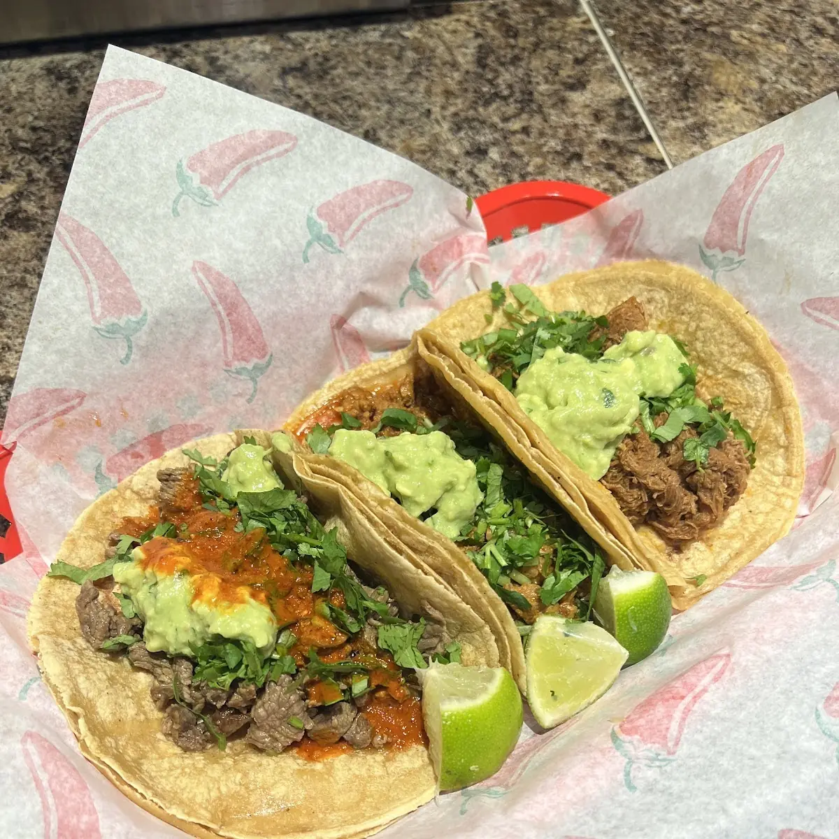 Four Street Tacos with Toppings
